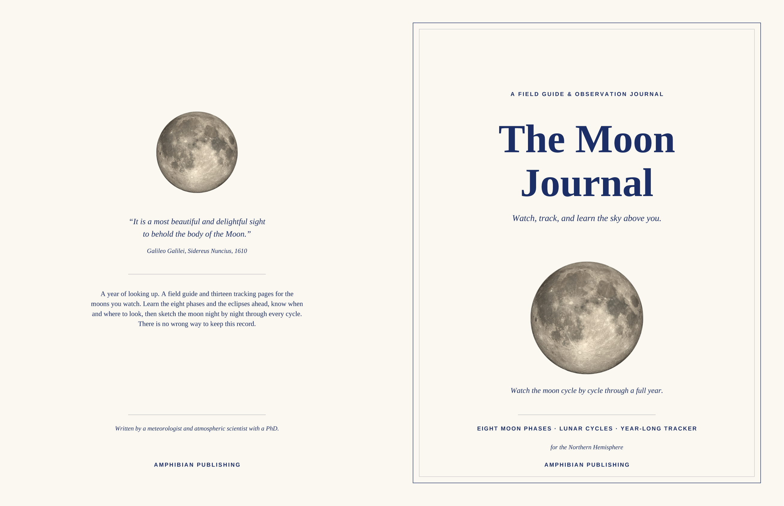 The Moon Journal cover — Amphibian Publishing