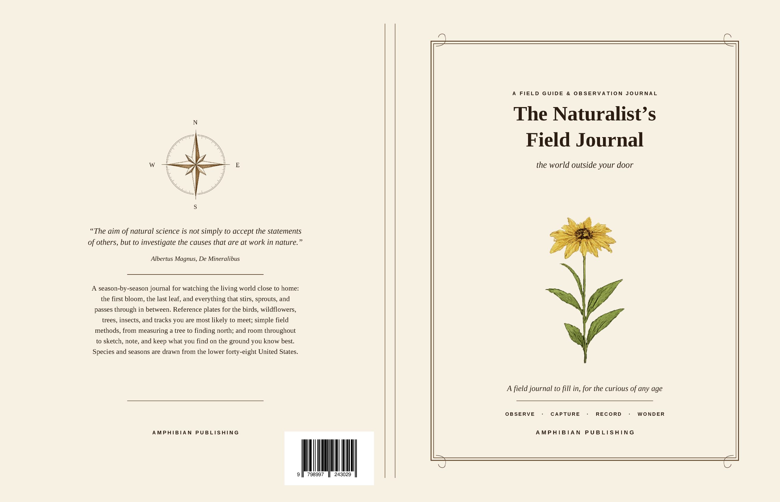 Naturalist's Field Journal cover — Amphibian Publishing