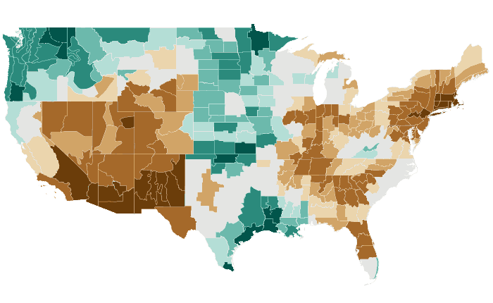 Observed precipitation departure from normal for FMA 2012