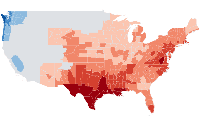 Temperature outlook map for FMA 2012