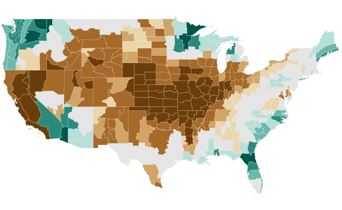 Observed precipitation departure from normal for MJJ 2012