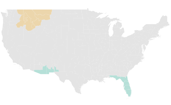 NOAA Climate Prediction Center precipitation outlook for JAS 2012, redrawn by division