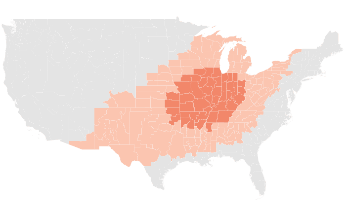 NOAA Climate Prediction Center temperature outlook for ASO 2012, redrawn by division
