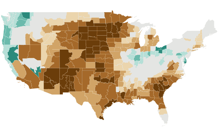 Observed precipitation departure from normal for SON 2012