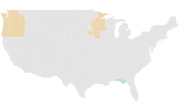 NOAA Climate Prediction Center precipitation outlook for NDJ 2012-13, redrawn by division