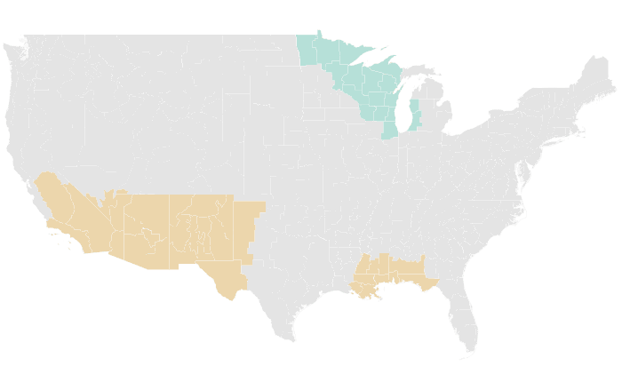 NOAA Climate Prediction Center precipitation outlook for FMA 2013, redrawn by division