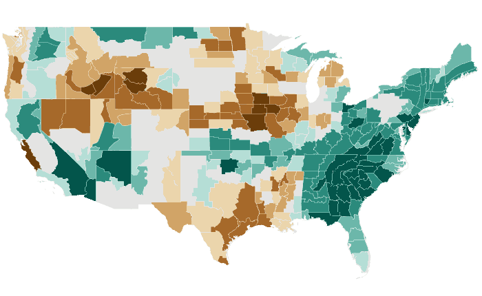 Observed precipitation departure from normal for JJA 2013
