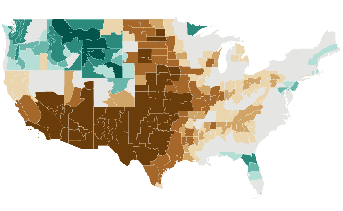 Observed precipitation departure from normal for JFM 2014