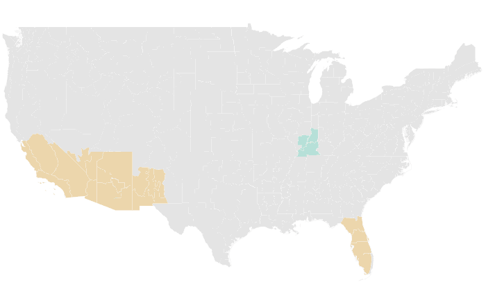 NOAA Climate Prediction Center precipitation outlook for FMA 2014, redrawn by division