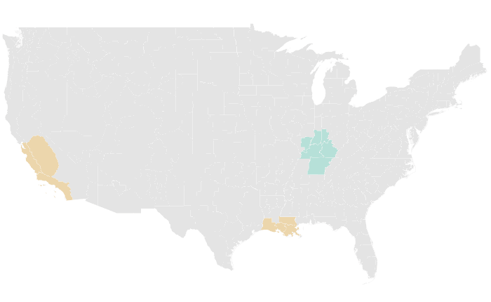 NOAA Climate Prediction Center precipitation outlook for MAM 2014, redrawn by division
