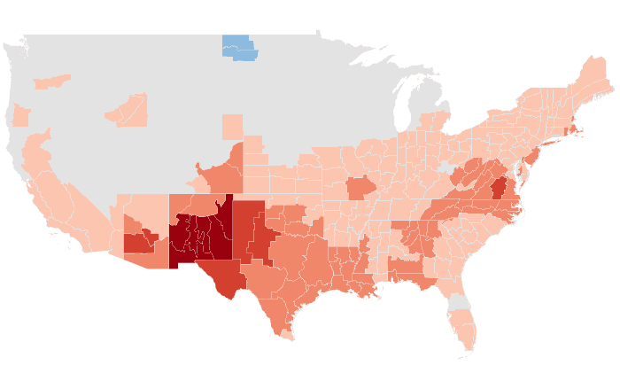 Temperature outlook map for MAM 2014