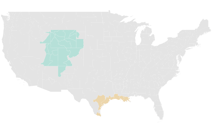 NOAA Climate Prediction Center precipitation outlook for JJA 2014, redrawn by division