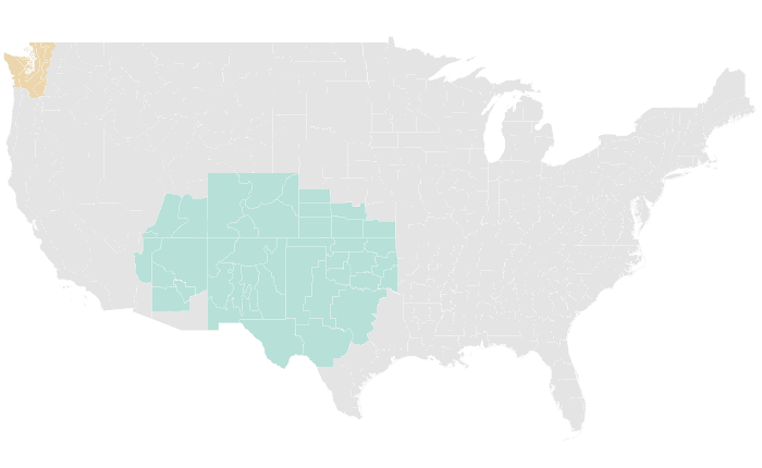 NOAA Climate Prediction Center precipitation outlook for SON 2014, redrawn by division
