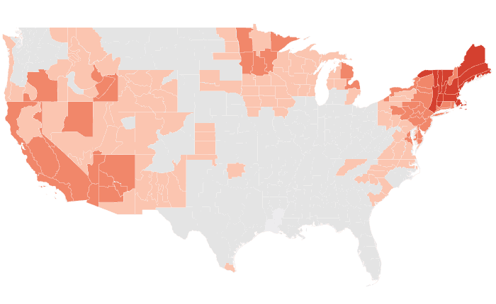 Temperature outlook map for SON 2014