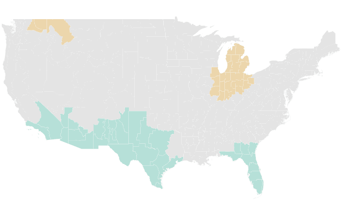 NOAA Climate Prediction Center precipitation outlook for DJF 2014-15, redrawn by division