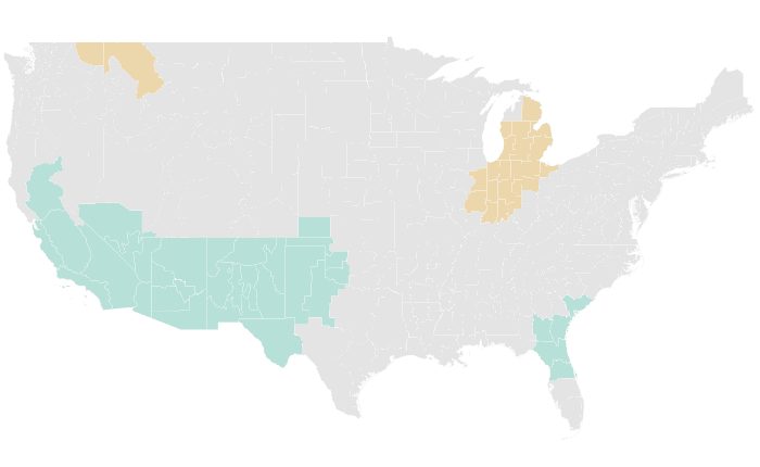 NOAA Climate Prediction Center precipitation outlook for JFM 2015, redrawn by division