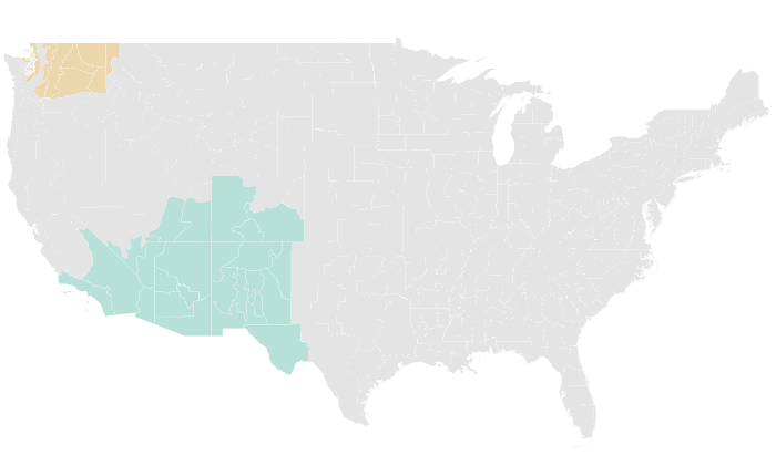 NOAA Climate Prediction Center precipitation outlook for FMA 2015, redrawn by division