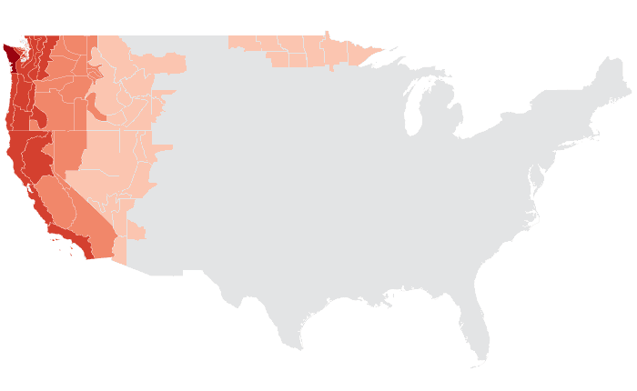 NOAA Climate Prediction Center temperature outlook for AMJ 2015, redrawn by division