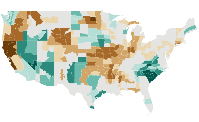 Observed precipitation departure from normal for ASO 2015