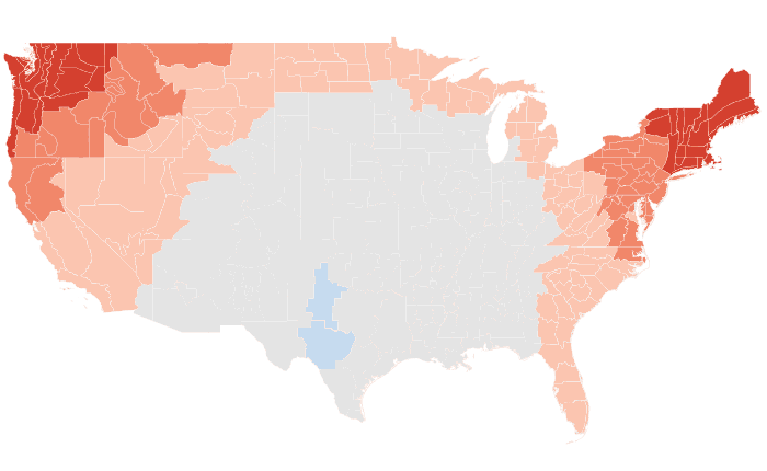 NOAA Climate Prediction Center temperature outlook for AMJ 2016, redrawn by division
