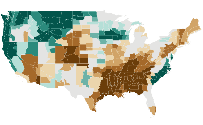 Observed precipitation departure from normal for SON 2016
