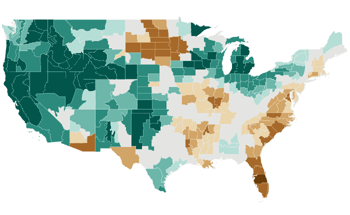Observed precipitation departure from normal for JFM 2017