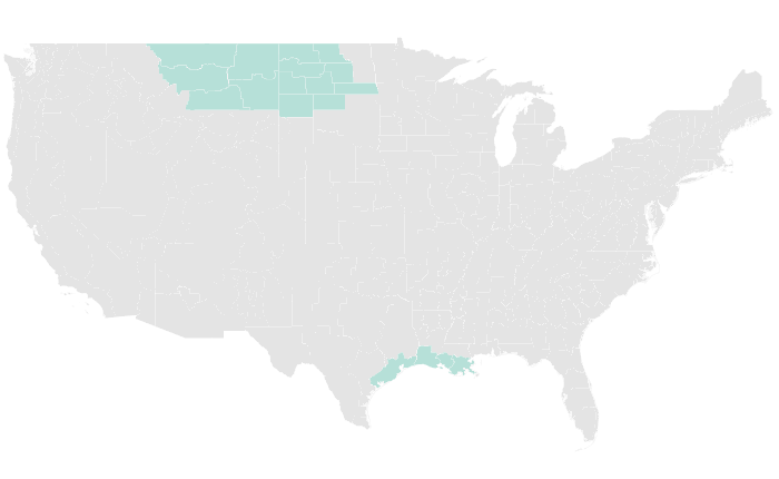 NOAA Climate Prediction Center precipitation outlook for AMJ 2017, redrawn by division