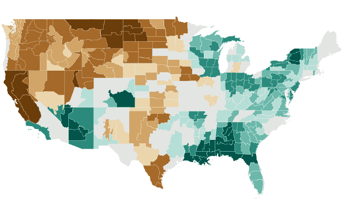 Observed precipitation departure from normal for MJJ 2017