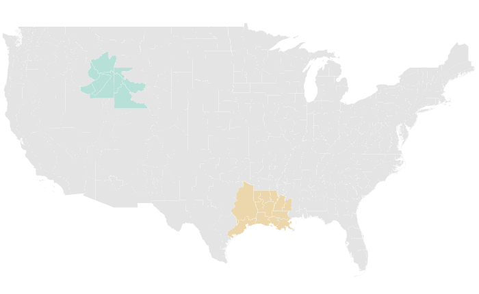 NOAA Climate Prediction Center precipitation outlook for OND 2017, redrawn by division