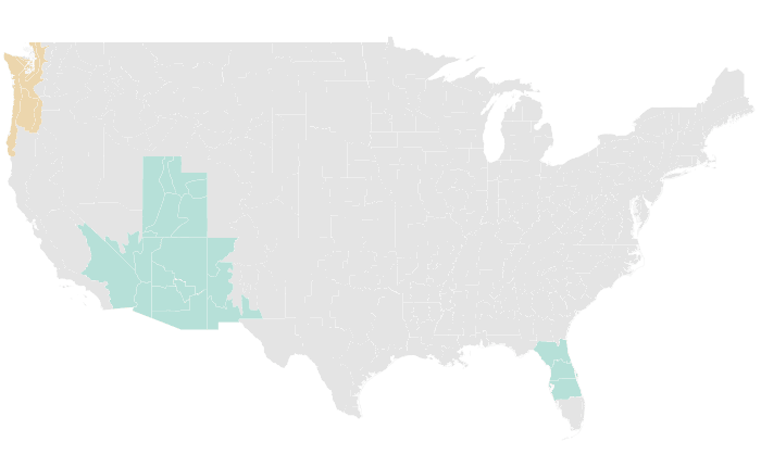 NOAA Climate Prediction Center precipitation outlook for SON 2018, redrawn by division