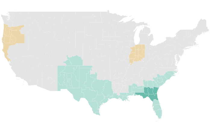 NOAA Climate Prediction Center precipitation outlook for JFM 2019, redrawn by division