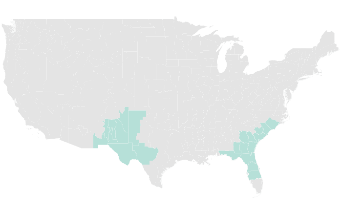 NOAA Climate Prediction Center precipitation outlook for MAM 2019, redrawn by division