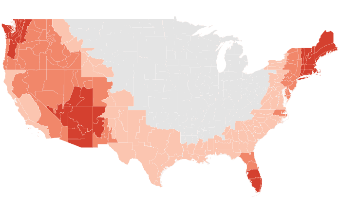 NOAA Climate Prediction Center temperature outlook for ASO 2019, redrawn by division