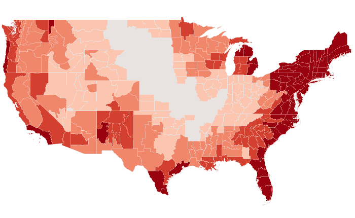 Temperature outlook map for ASO 2019