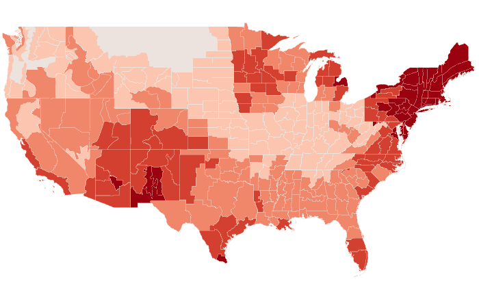 Temperature outlook map for SON 2019