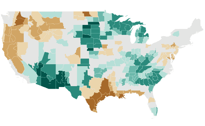 Observed precipitation departure from normal for NDJ 2019-20