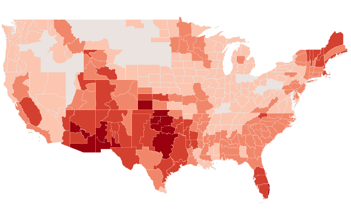 Temperature outlook map for NDJ 2019-20
