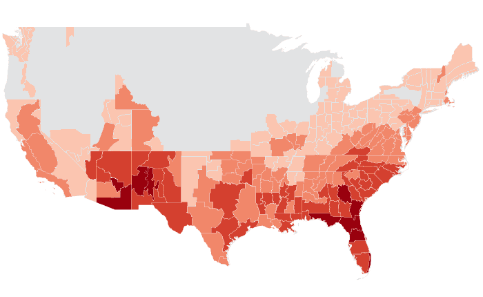Temperature outlook map for DJF 2019-20