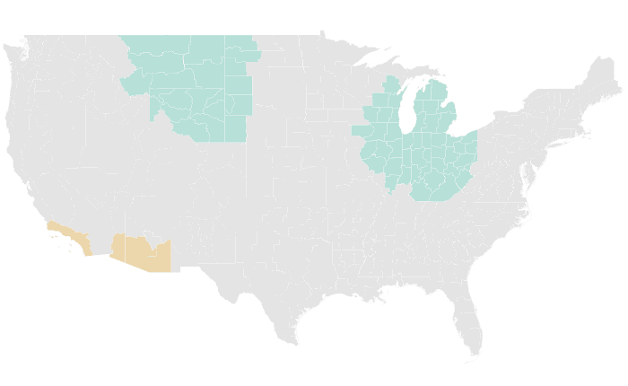 NOAA Climate Prediction Center precipitation outlook for JFM 2020, redrawn by division