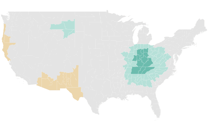 NOAA Climate Prediction Center precipitation outlook for MAM 2020, redrawn by division
