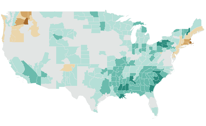 Precipitation outlook map for MAM 2020