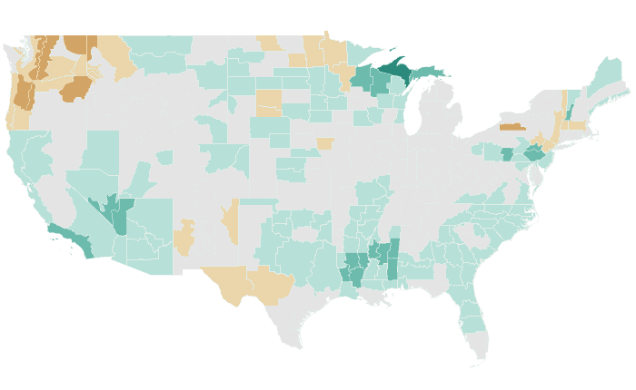 Precipitation outlook map for MJJ 2020