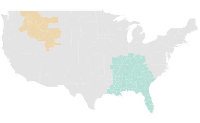 NOAA Climate Prediction Center precipitation outlook for JAS 2020, redrawn by division