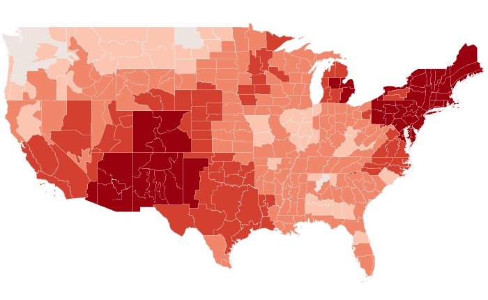 Temperature outlook map for SON 2020