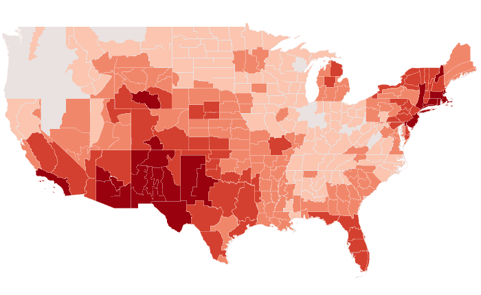 Temperature outlook map for OND 2020