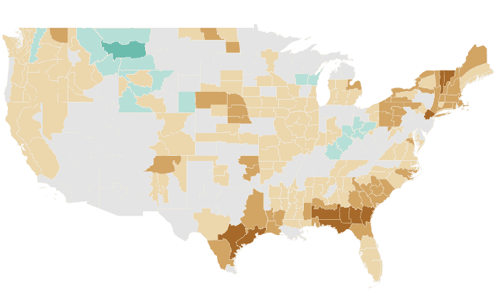 Precipitation outlook map for NDJ 2020-21
