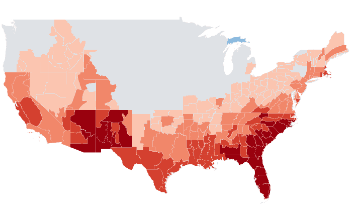 Temperature outlook map for DJF 2020-21