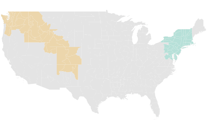 NOAA Climate Prediction Center precipitation outlook for JJA 2021, redrawn by division