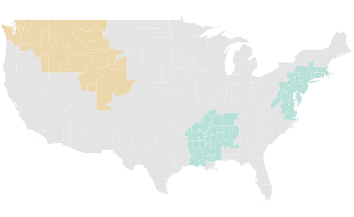 NOAA Climate Prediction Center precipitation outlook for JAS 2021, redrawn by division