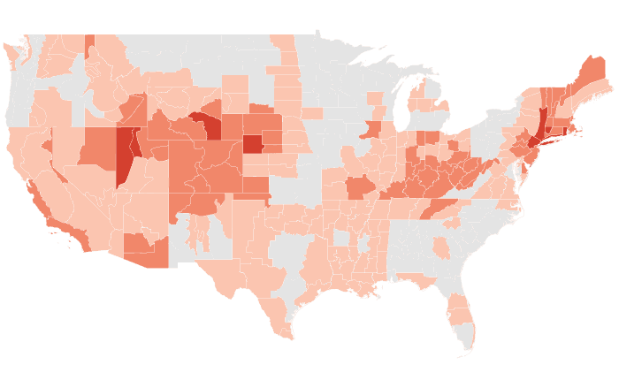 Temperature outlook map for SON 2021